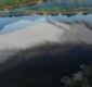 Stan wody na Wiśle wynosił w niedzielę 90 cm! Widok rzeki z drona.